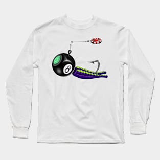 Magic 8 ball fishing lure Long Sleeve T-Shirt